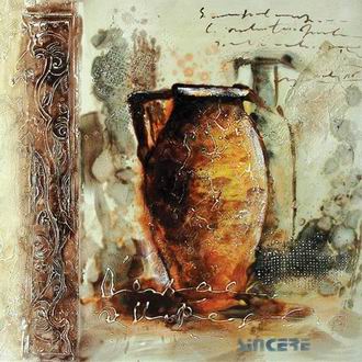 Textured Utensils oil painting